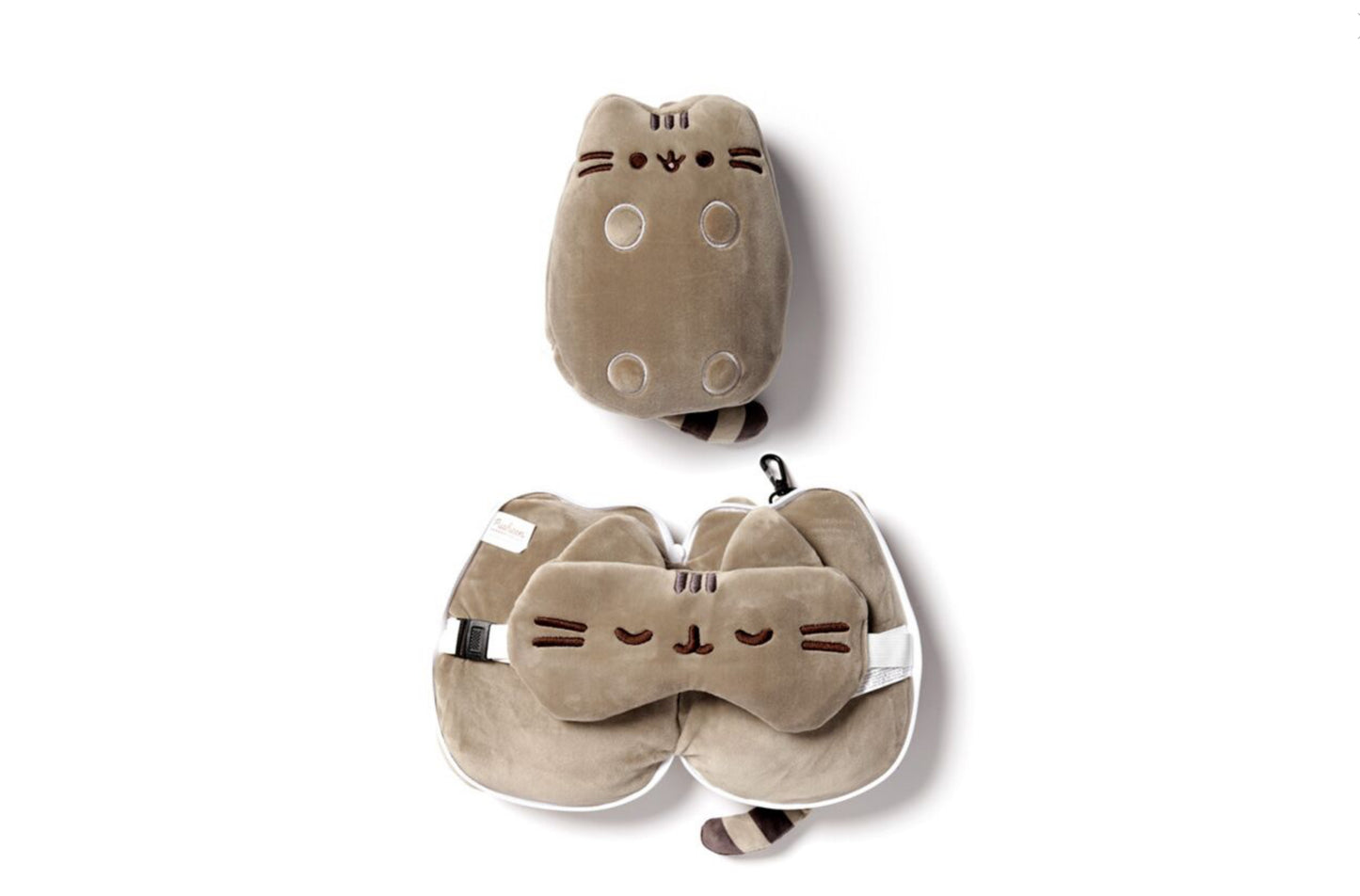 Oreiller de voyage avec masque – Chat