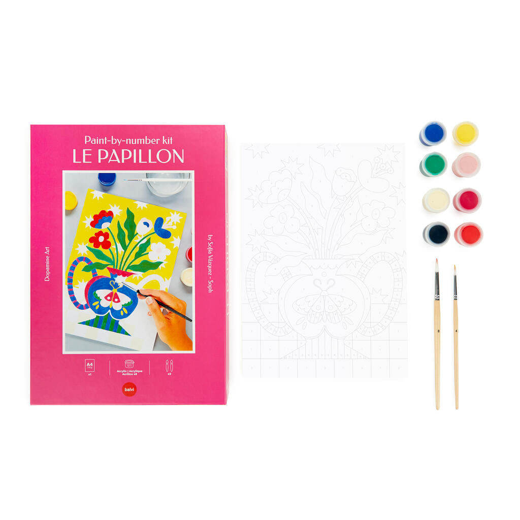 Kit de peinture par numéros – Papillon