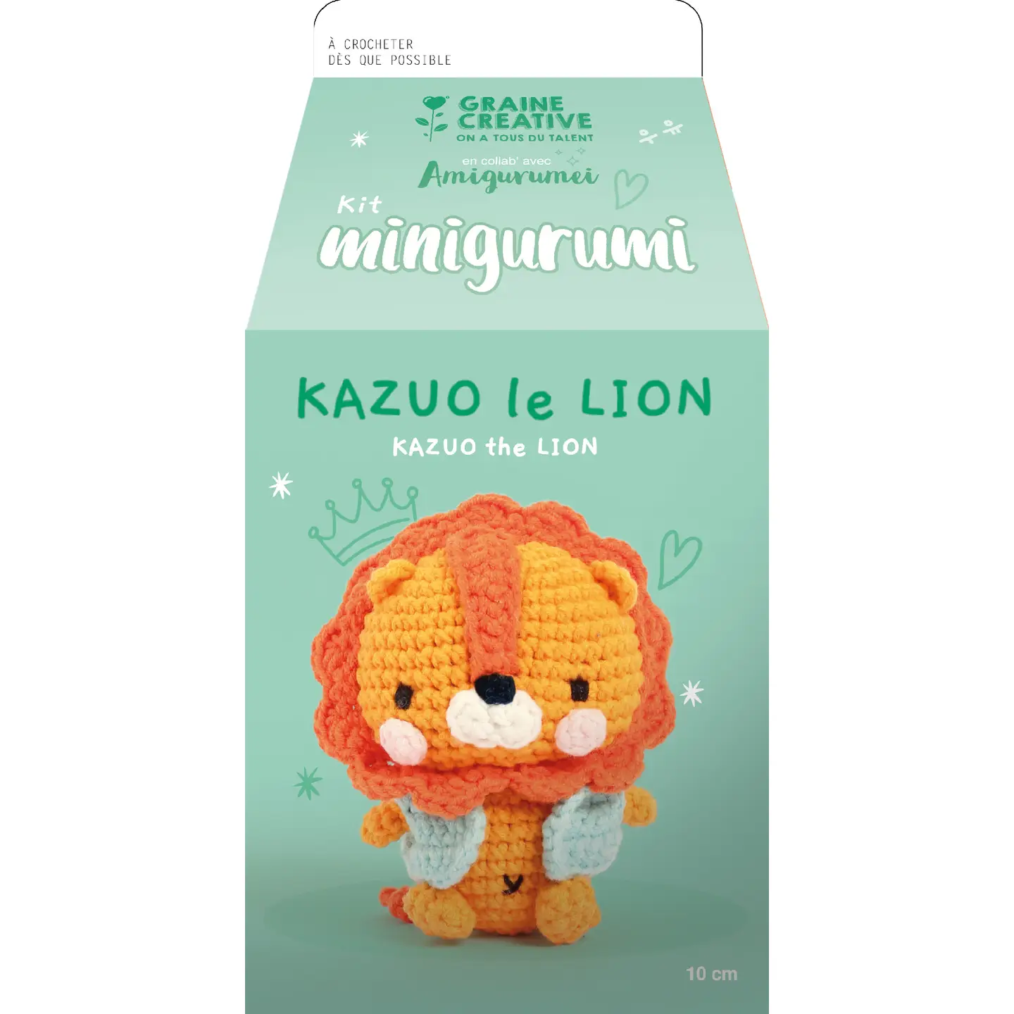 Kit Amigurumi Kazuo el León Les Trouvailles de Tolède
