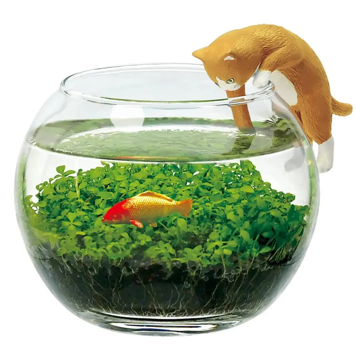 Mini Jardín Acuático con Gato Les Trouvailles de Tolède