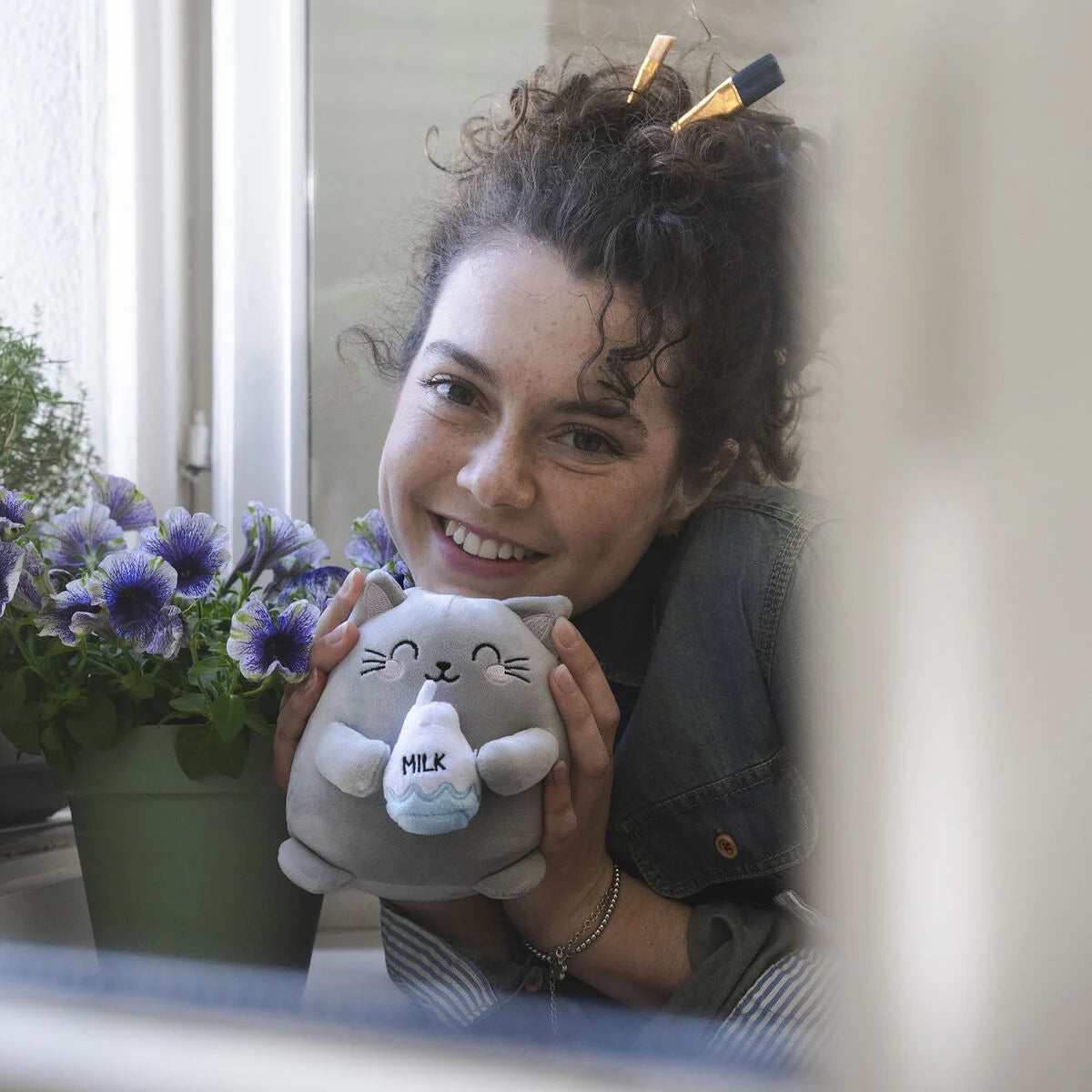 Peluche mini gato Les Trouvailles de TolĂšde