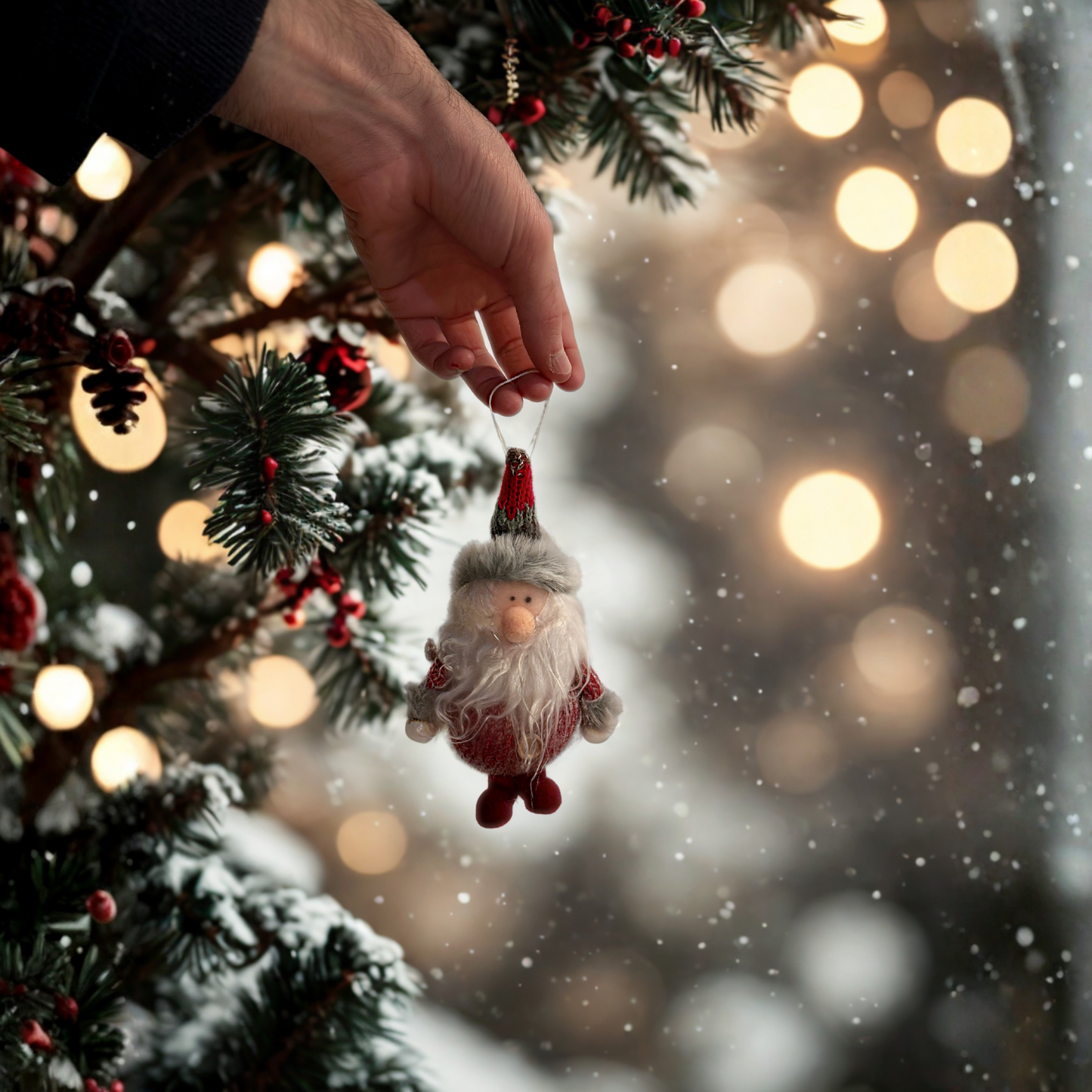 Adorno Navideño Papá Noel del Bosque Nórdico Les Trouvailles de Tolède