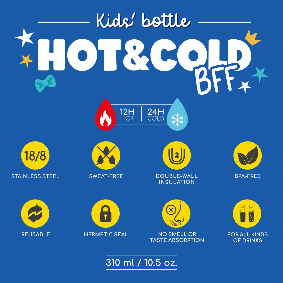 Botella Isotérmica Infantil Legami Pingüino – Acero Inoxidable 350ml Les Trouvailles de Tolède