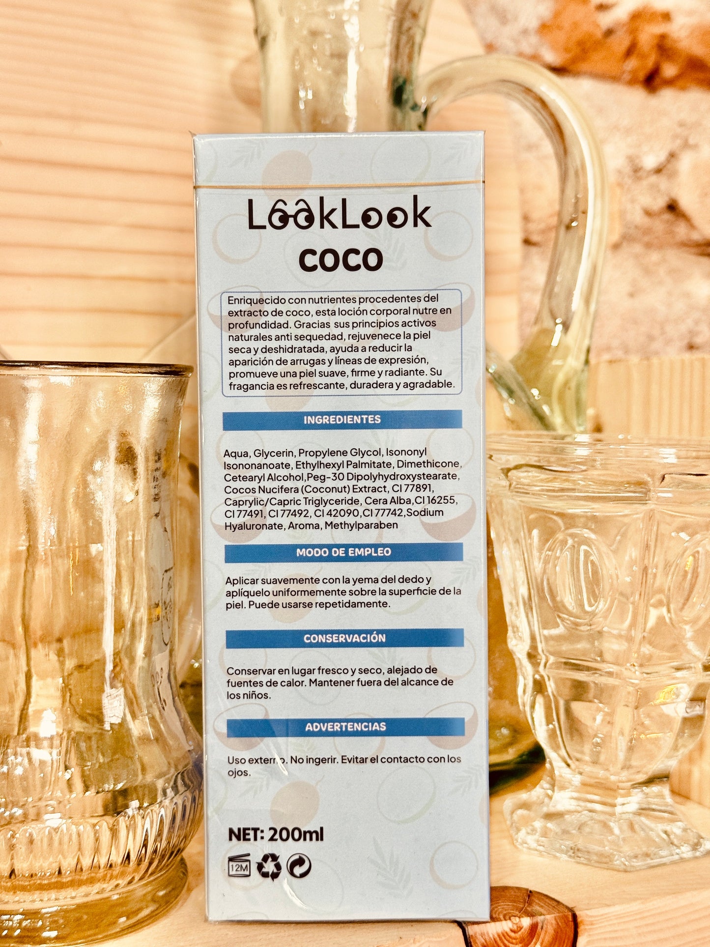 Loción corporal de coco – Nutrición y suavidad (200 ml) Les Trouvailles de Tolède