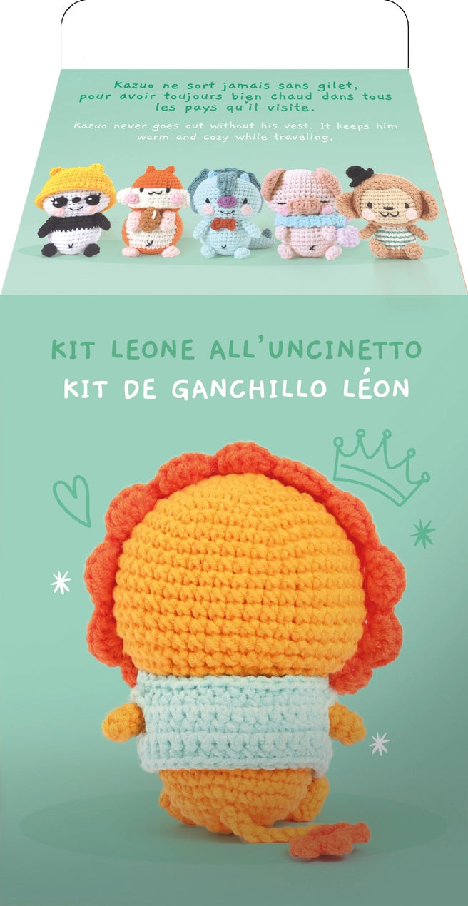 Kit Amigurumi Kazuo el León Les Trouvailles de Tolède
