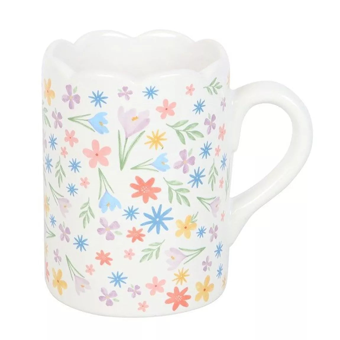 Taza flores primaverales – taza de cerámica floral Les Trouvailles de Tolède