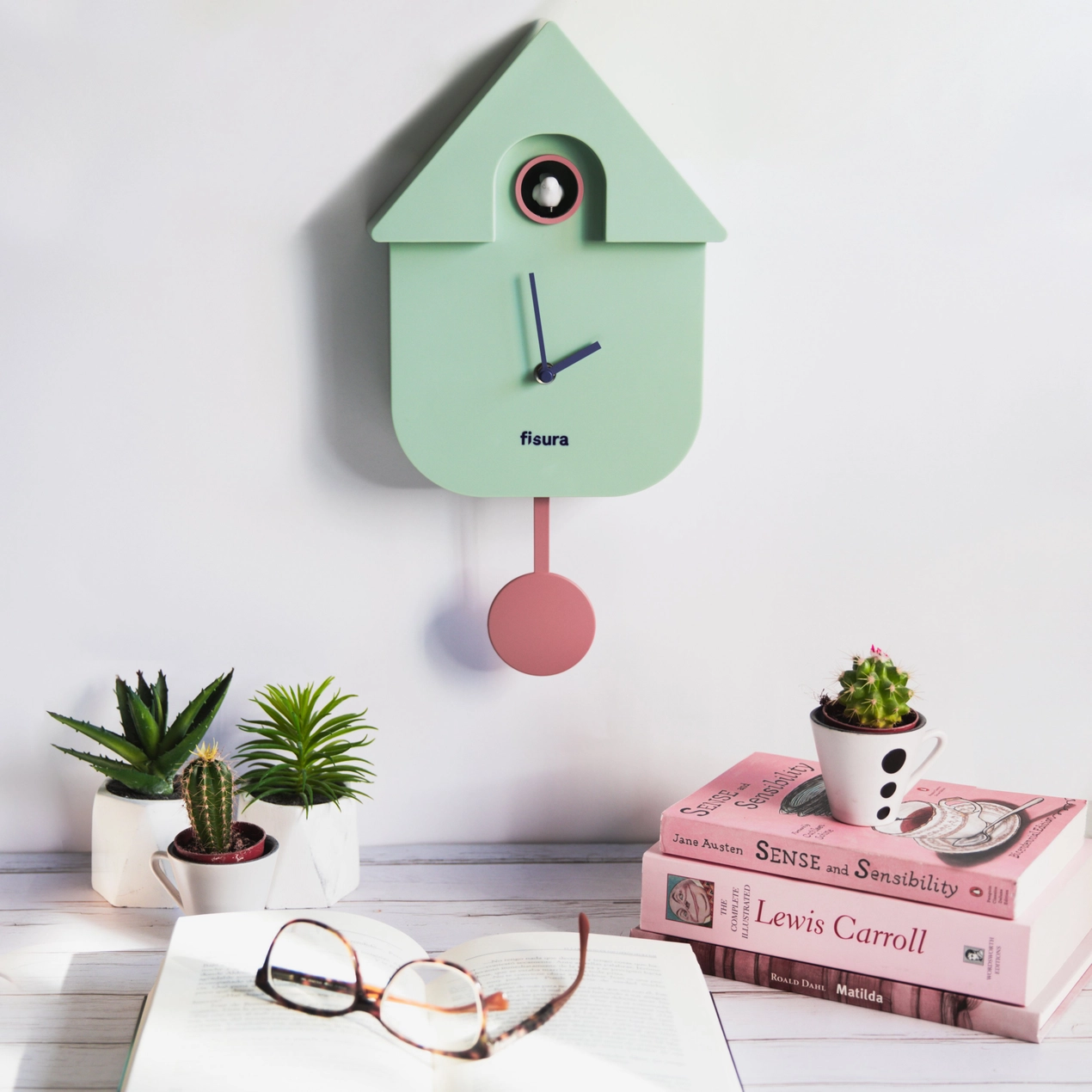 Reloj Cuco Casita - Menta Les Trouvailles de Tolède