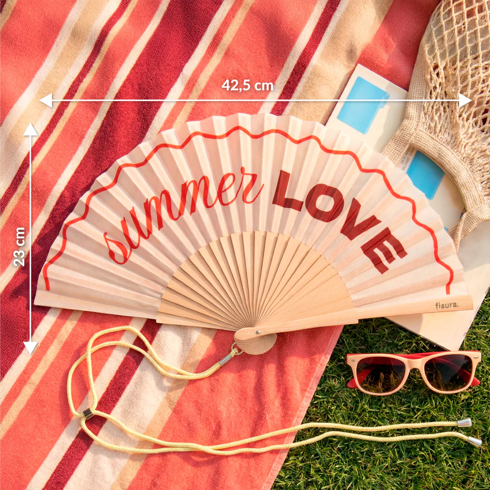 Abanico Summer love Les Trouvailles de Tolède