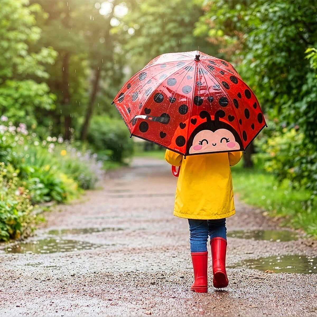 Paraguas infantil “Dancin’ in the Rain” – Ladybug Les Trouvailles de Tolède