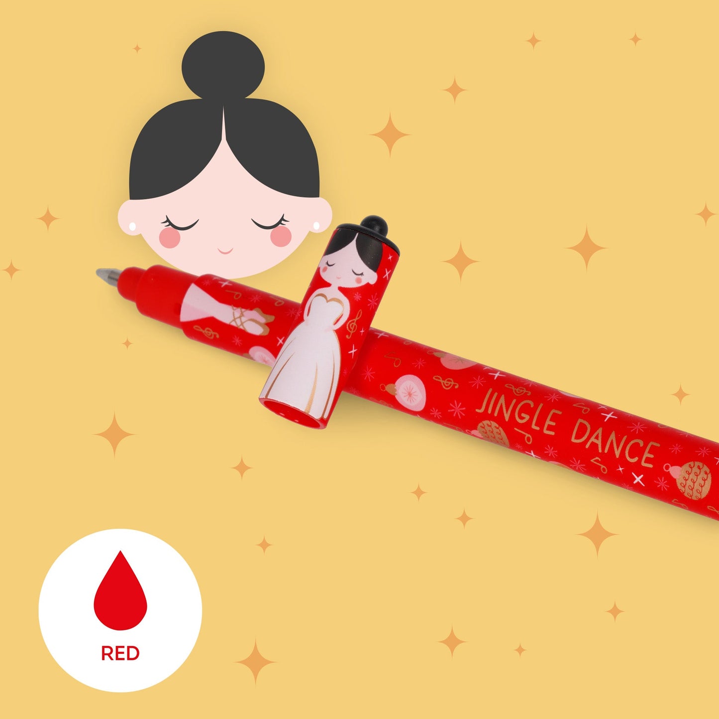 Set de 3 bolígrafos borrables - Edición limitada de Navidad Les Trouvailles de Tolède