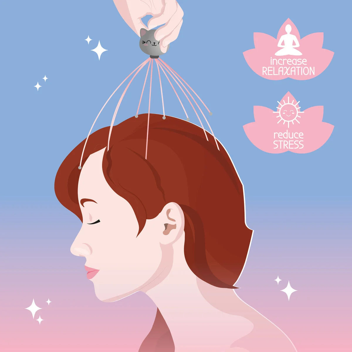 Masajeador de cabeza – Peace of Mind – Legami Milano Les Trouvailles de Tolède