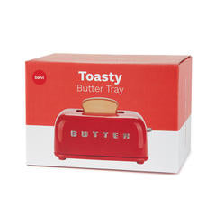 Mantequillera Toasty roja Les Trouvailles de Tolède