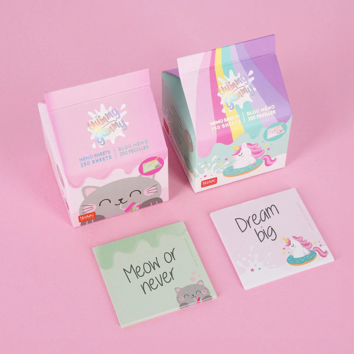 Bloc de notas Unicorn – Yummy Yummy Memo Pad – Legami Milano Les Trouvailles de Tolède