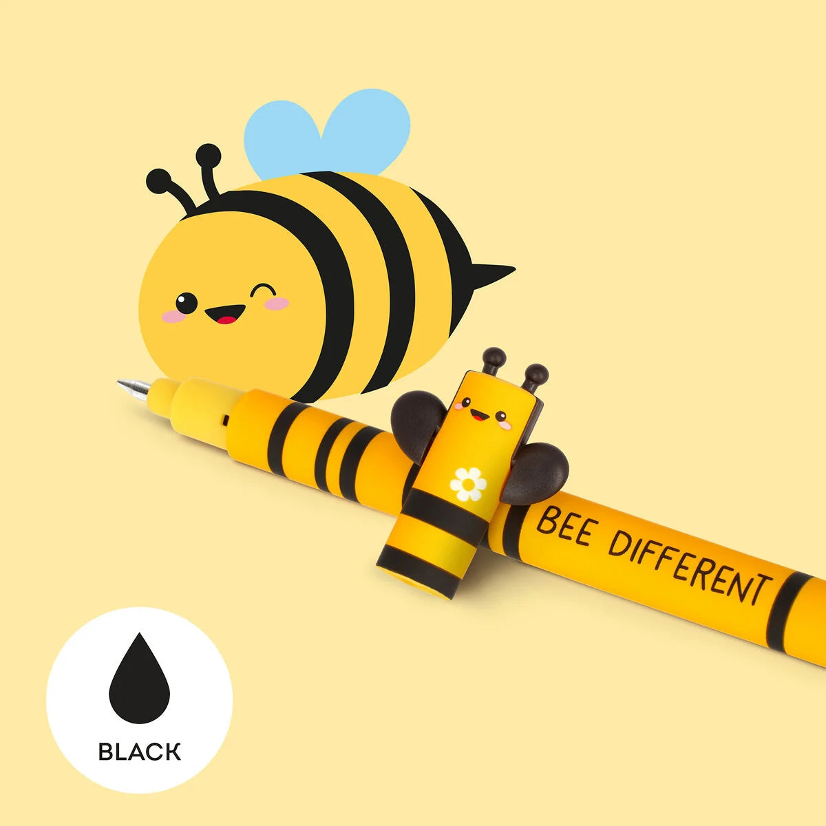 Bolígrafo Borrable “Bee Different” – Abeja Les Trouvailles de Tolède