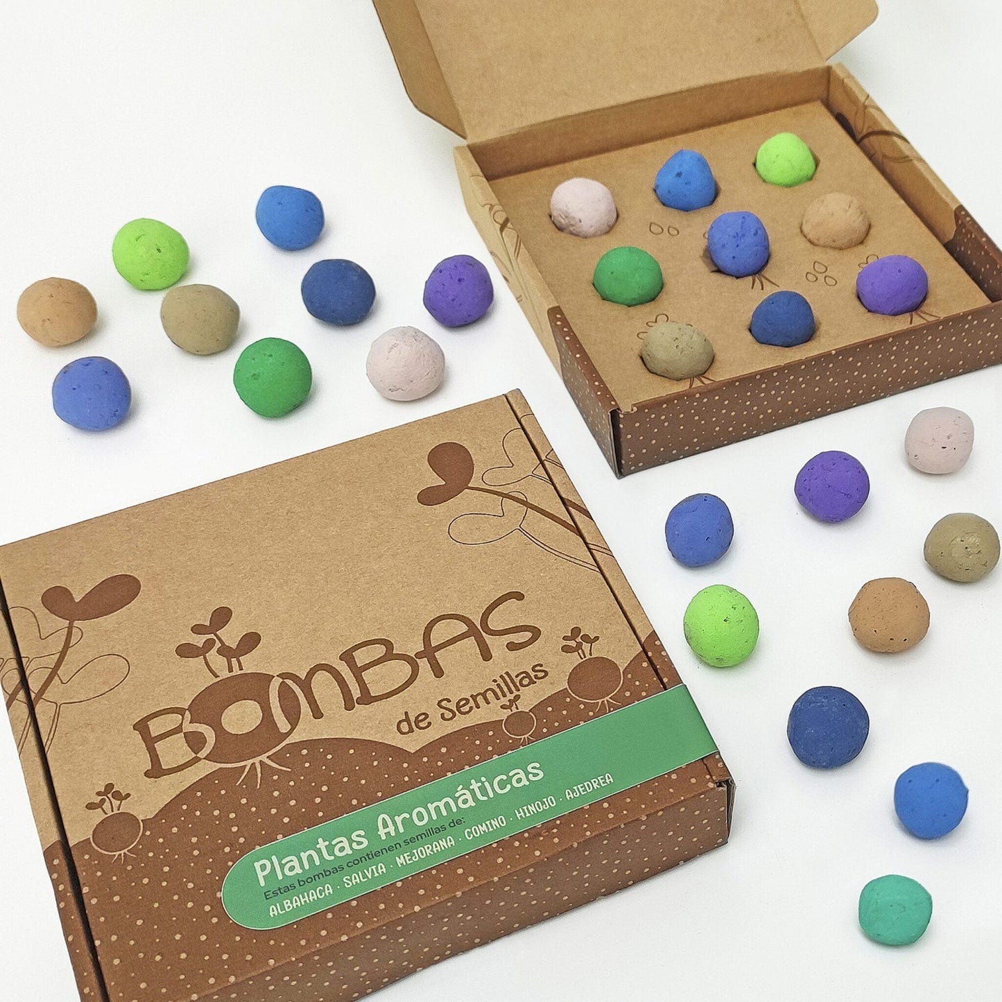 Bombas de Semillas – Plantas Aromáticas Les Trouvailles de Tolède