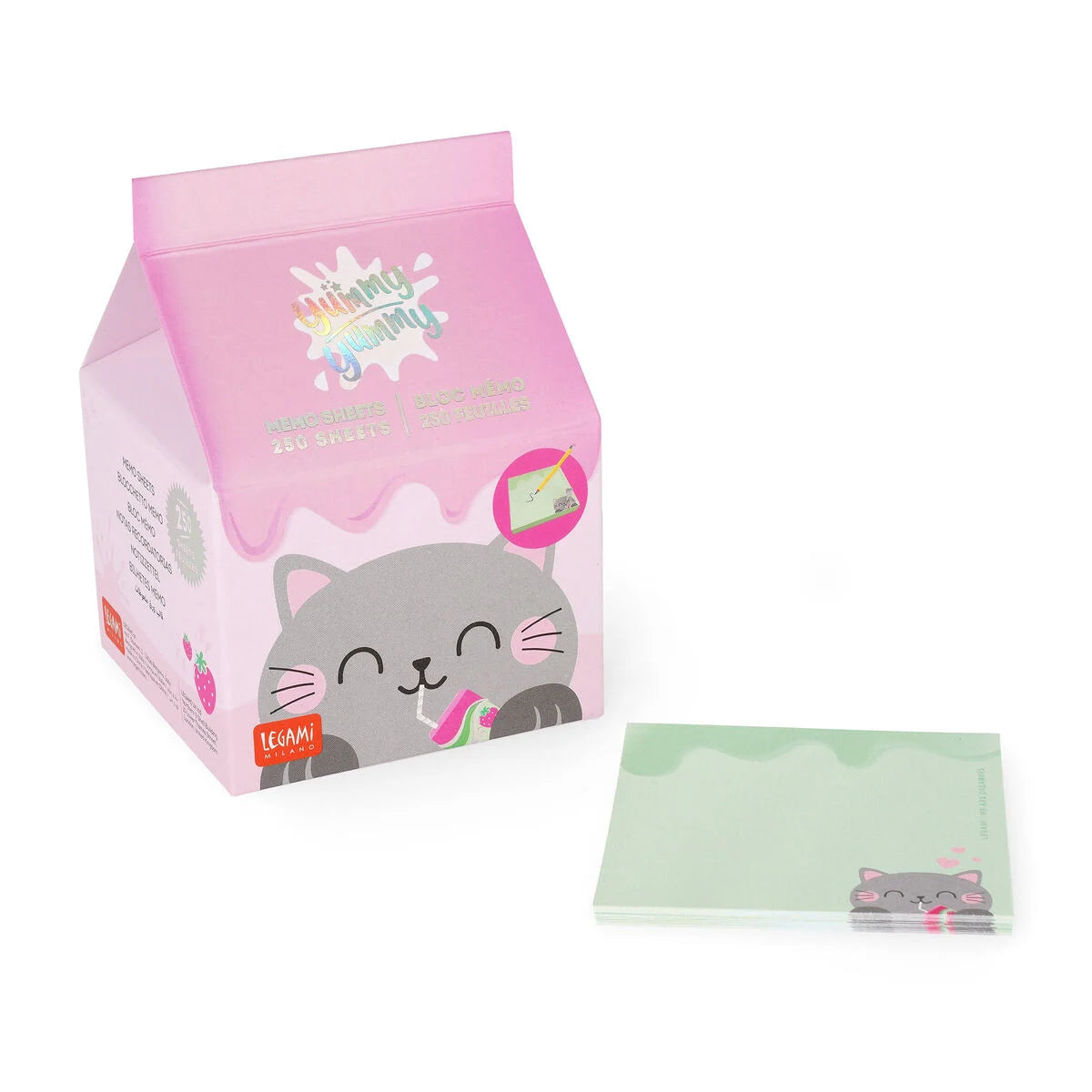 Bloc de notas Kitty – Yummy Yummy Memo Pad – Legami Milano Les Trouvailles de Tolède