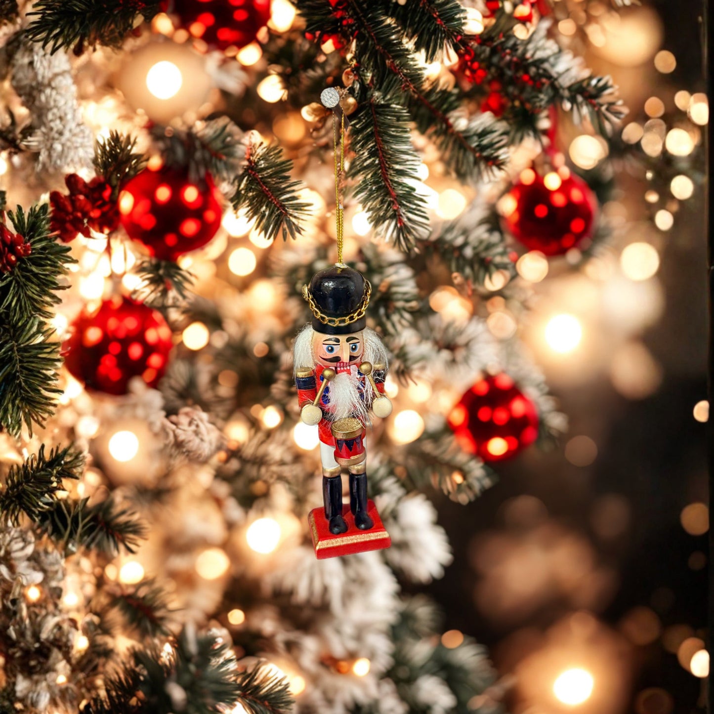 Adorno de Navidad – Cascanueces tambor rojo Les Trouvailles de Tolède