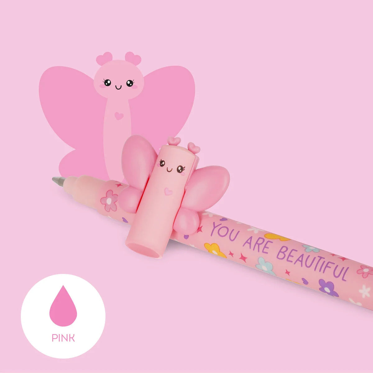 Bolígrafo Borrable “You Are Beautiful” – Mariposa Les Trouvailles de Tolède