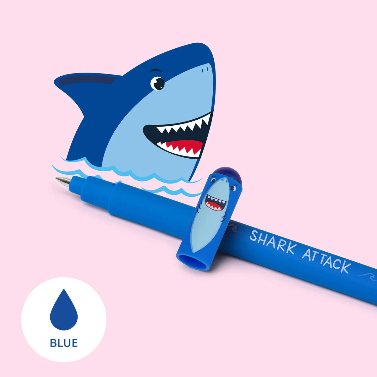 Bolígrafo Borrable “Shark Attack” – Tiburón Les Trouvailles de Tolède