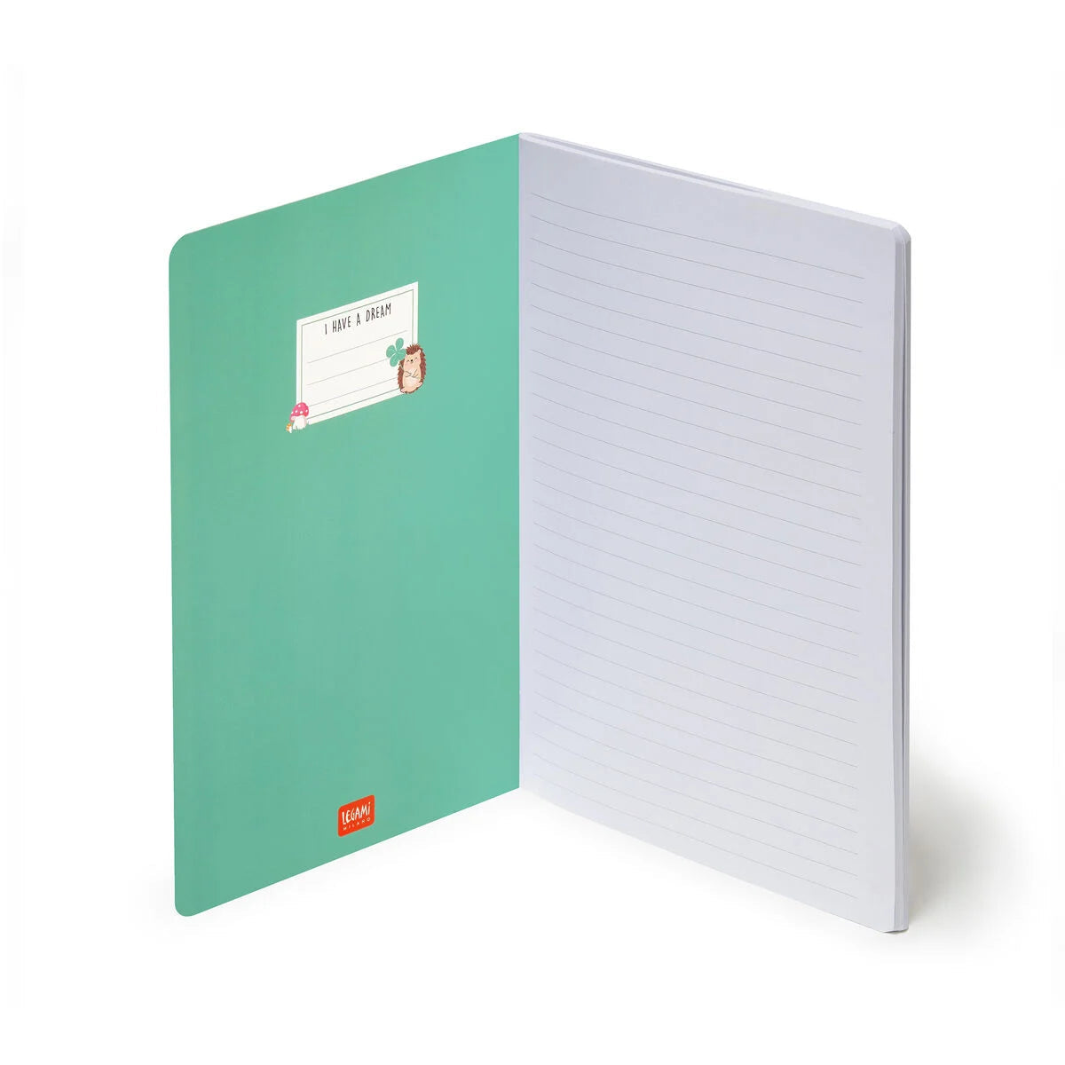 Cuaderno A5 con tapa ilustrada – Erizo (Hedgehog) Les Trouvailles de Tolède