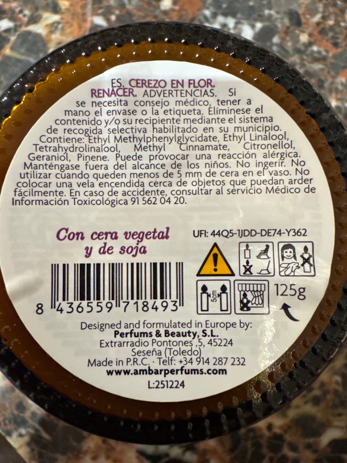 Vela cerezo en flor Les Trouvailles de Tolède