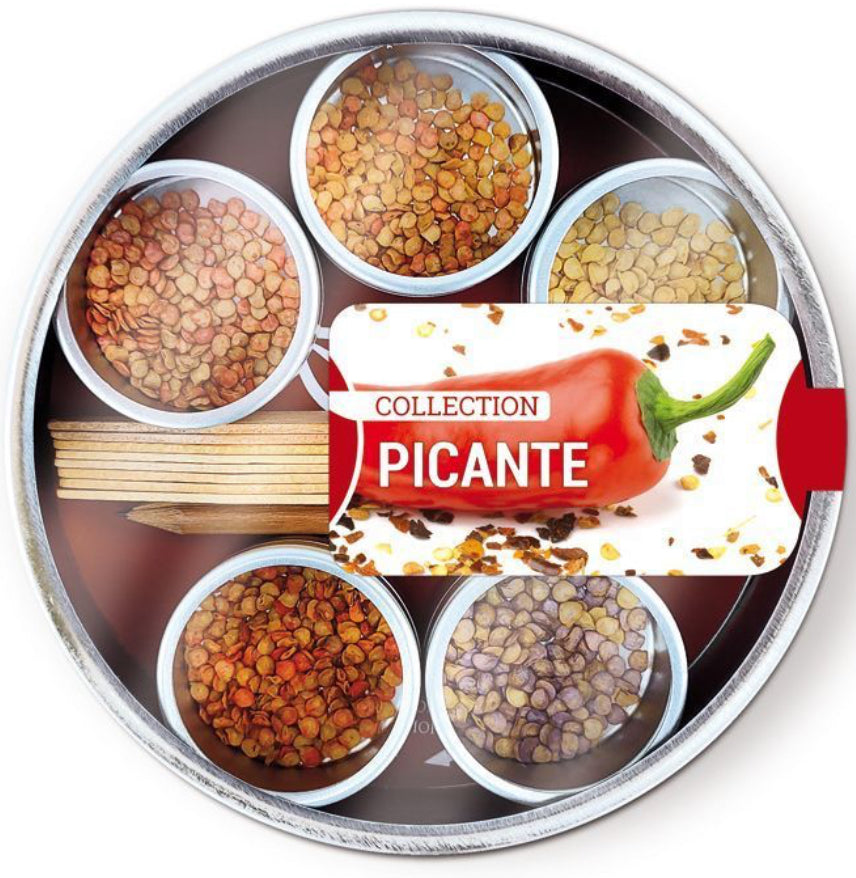 PICANTE’S COLLECTION – Kit de semillas de pimientos picantes Les Trouvailles de Tolède