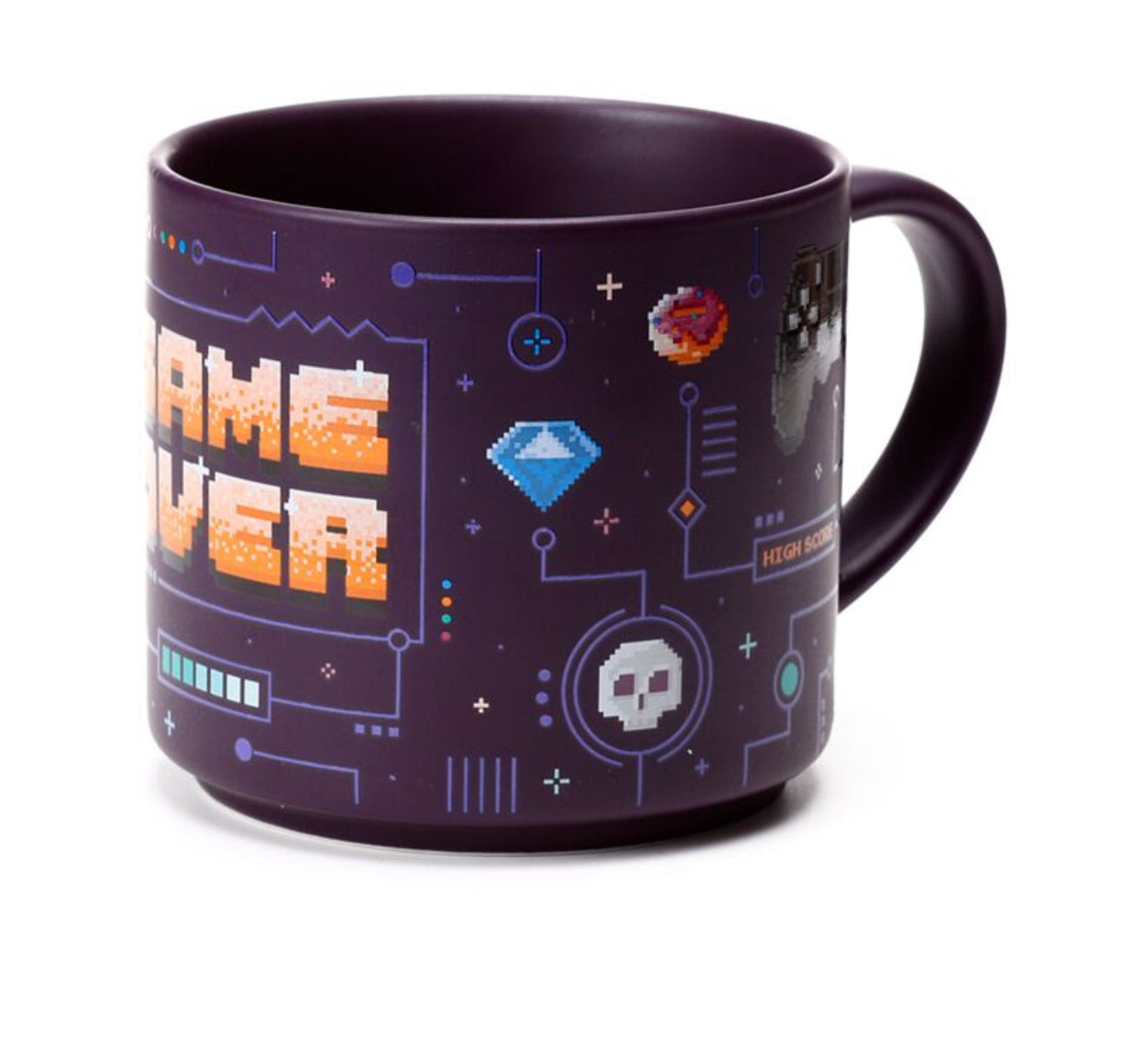 Grand Mug en Porcelaine – Game Over