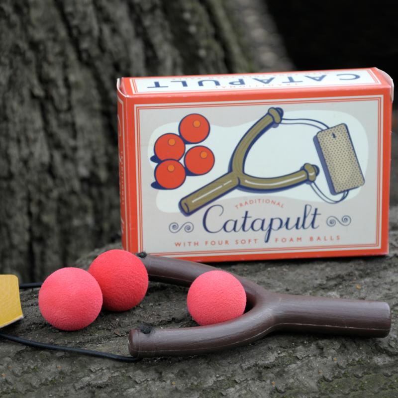 Catapulta con 4 Bolas de Espuma – Juego Clásico Seguro Les Trouvailles de Tolède