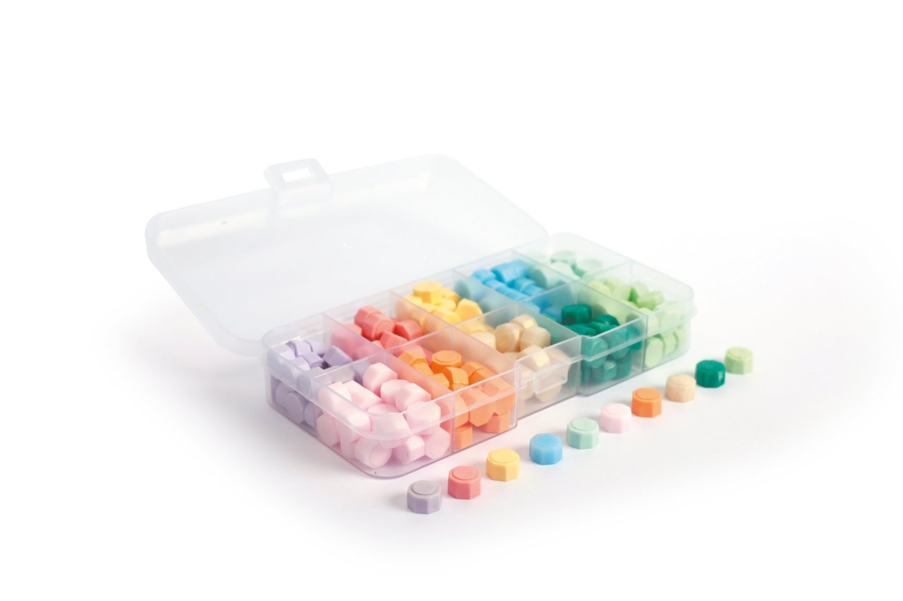 Perlas de cera para sellar – Colores pastel Les Trouvailles de Tolède