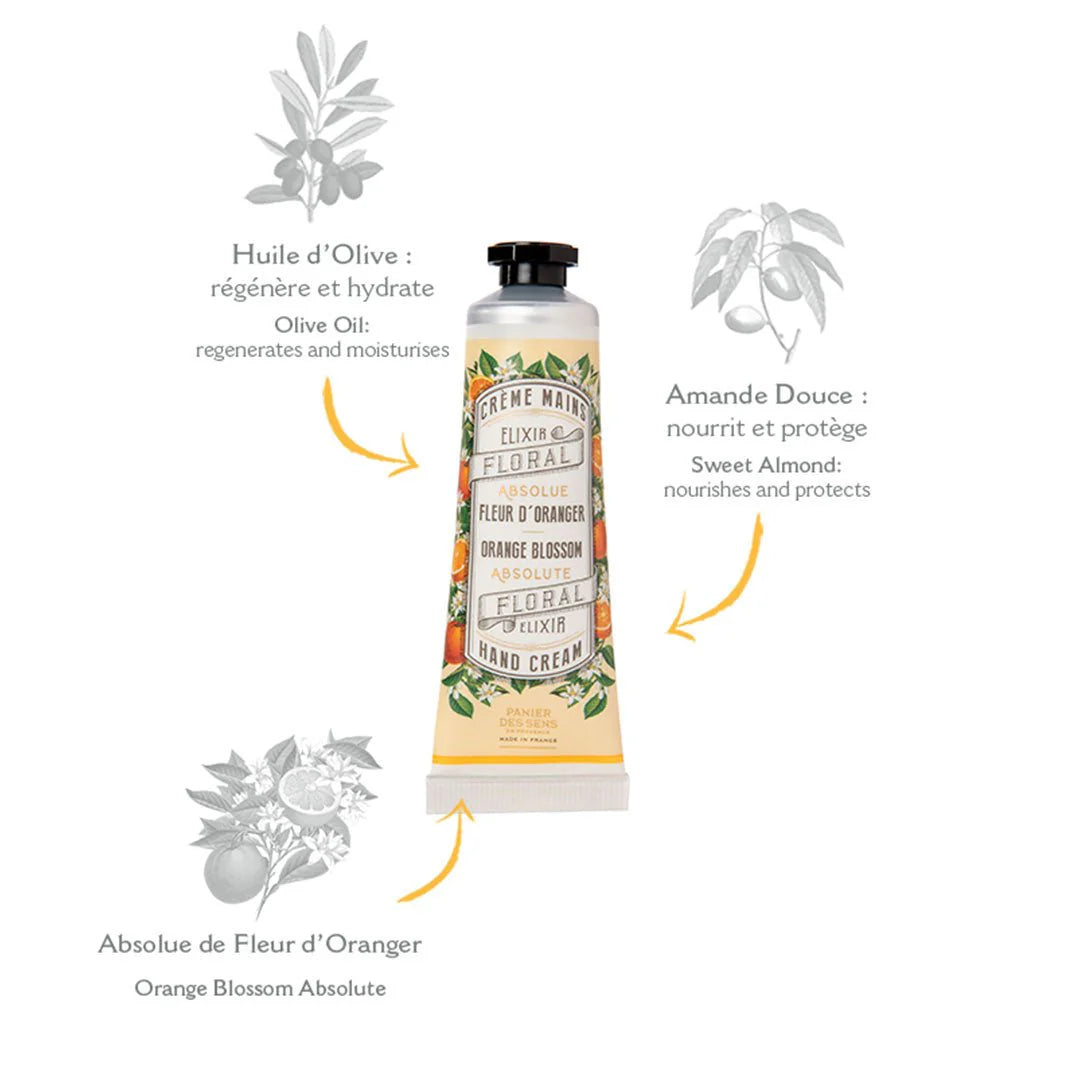 Crema de Manos Flor de Azahar 30 ml Les Trouvailles de Tolède