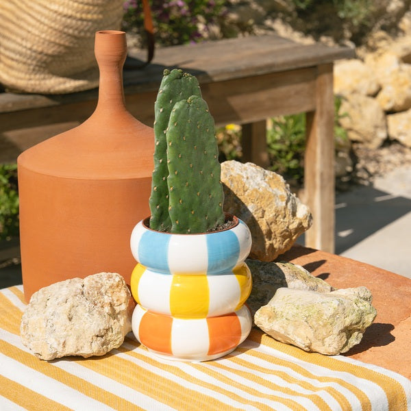 Maceta Floats multicolor (pequeña) Les Trouvailles de Tolède