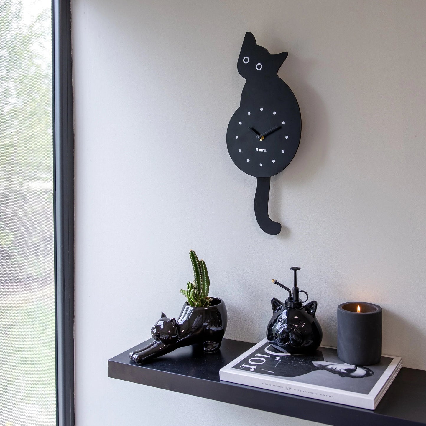Reloj Gato Negro Les Trouvailles de Tolède