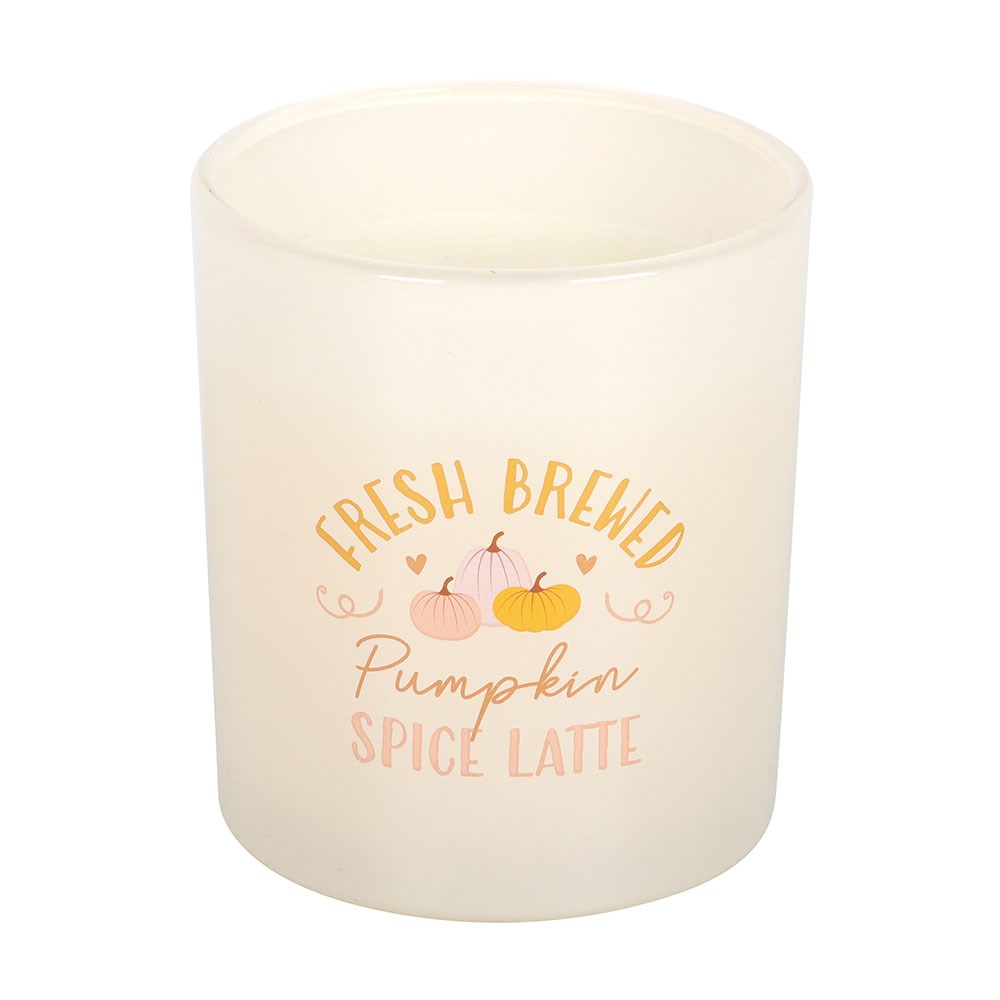 Vela Aromática en Vaso Pumpkin Spice Latte 🕯️🎃 Les Trouvailles de Tolède