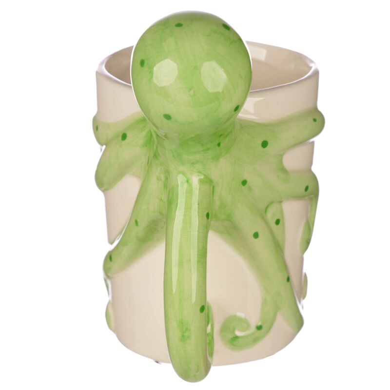 Taza de cerámica con asa pulpo Les Trouvailles de Tolède