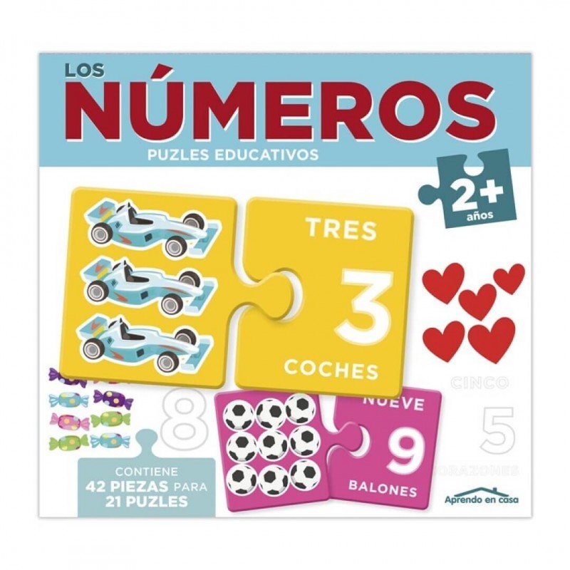 Puzzle Educativo “Los Números” – 42 piezas Les Trouvailles de Tolède