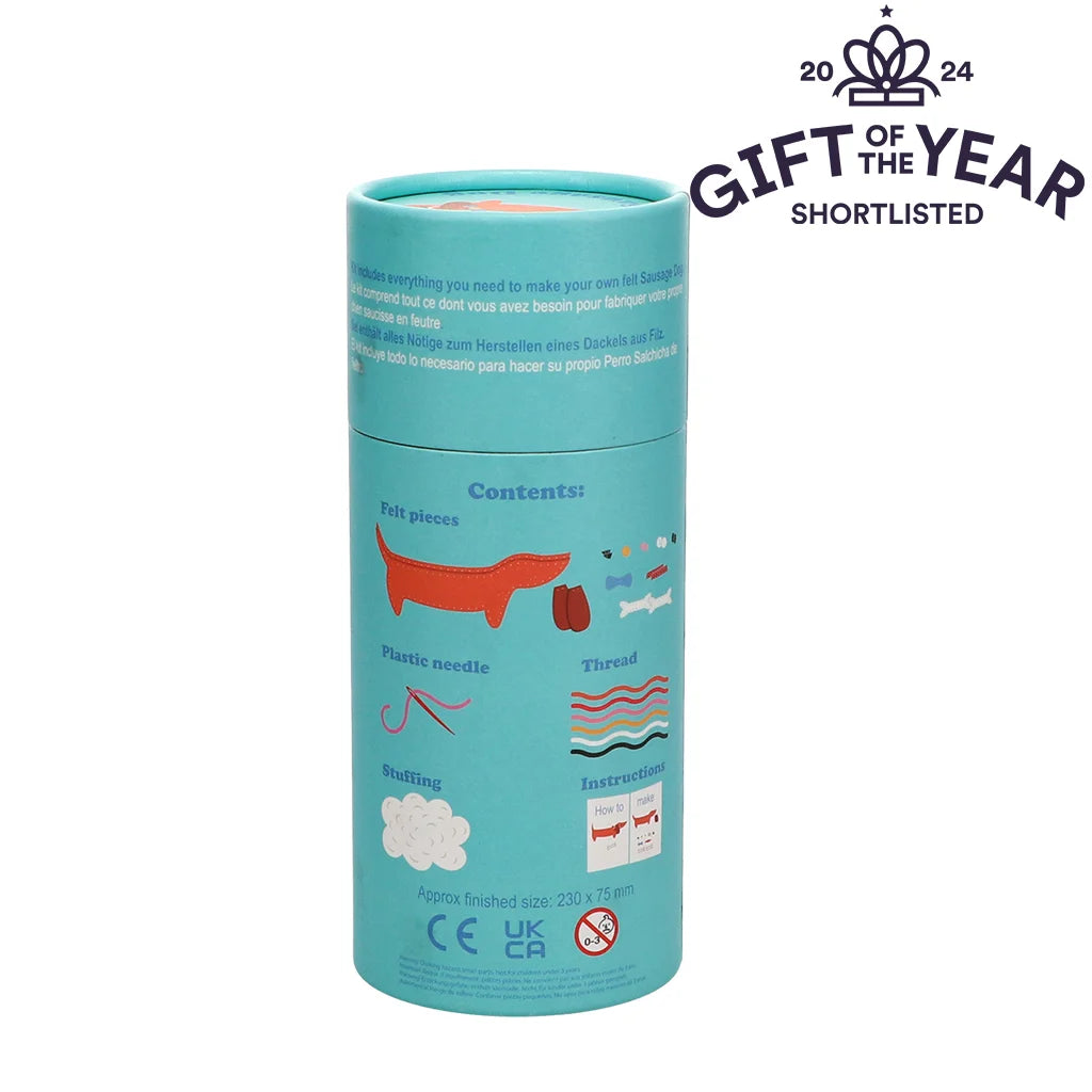 Kit de costura infantil – Perro salchicha de fieltro Les Trouvailles de Tolède