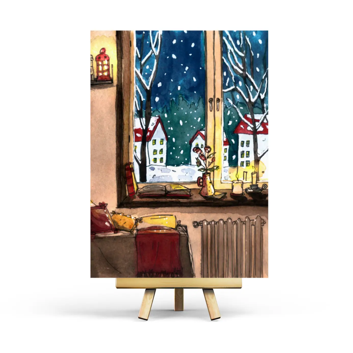 Postale - Ventana iluminada Les Trouvailles de Tolède