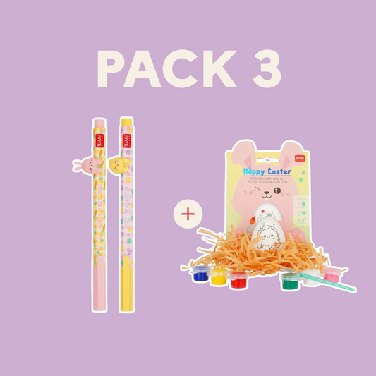 Pack Pascua – Set 2 Bolígrafos Gel + Huevo DIY Les Trouvailles de Tolède