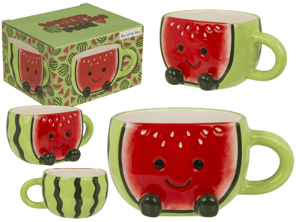 Taza de Dolomita con Forma de Sandía Kawaii (370ml) Les Trouvailles de Tolède