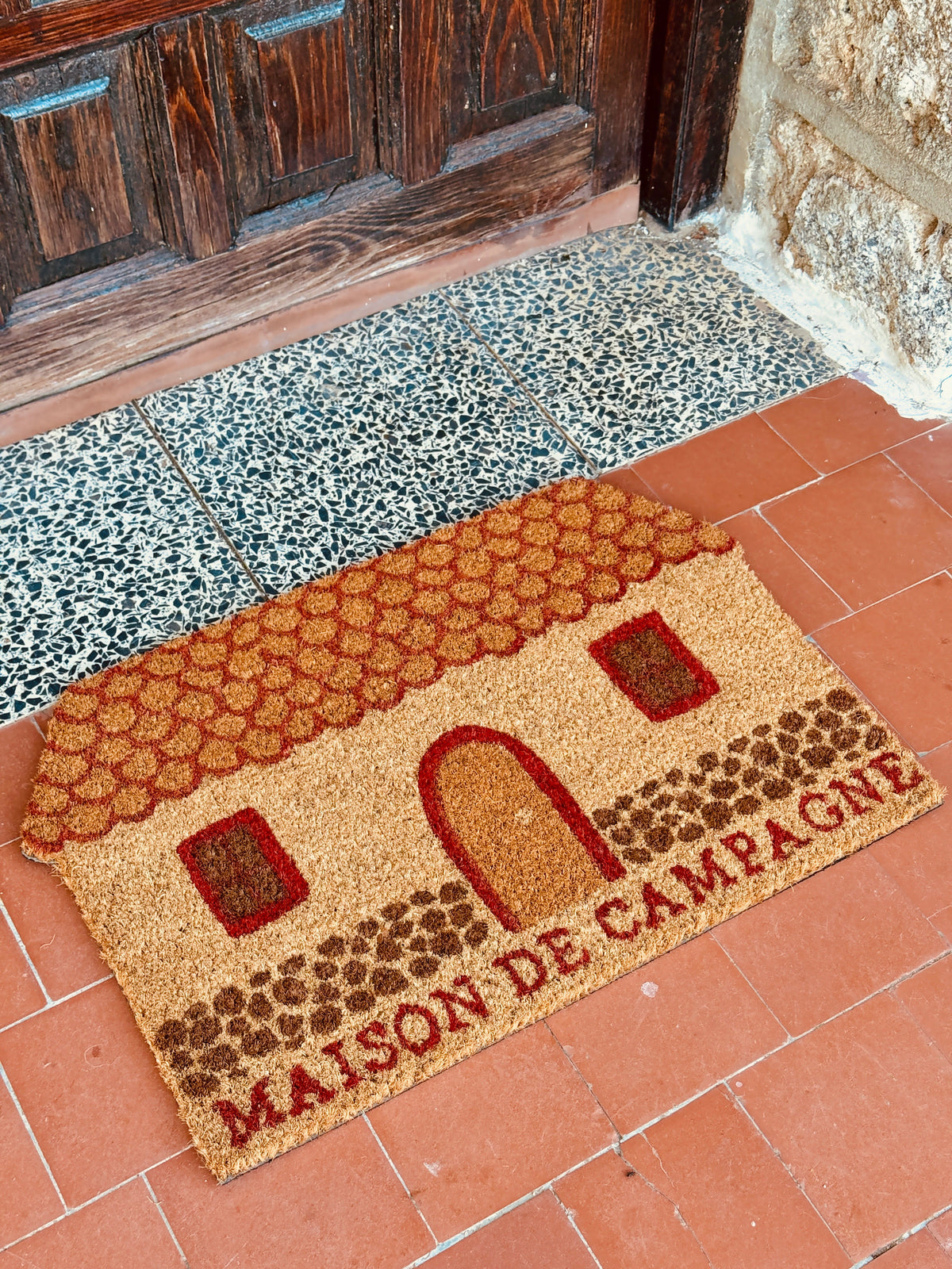 Felpudo Casa de Campo | Fibra de Coco Natural Les Trouvailles de Tolède