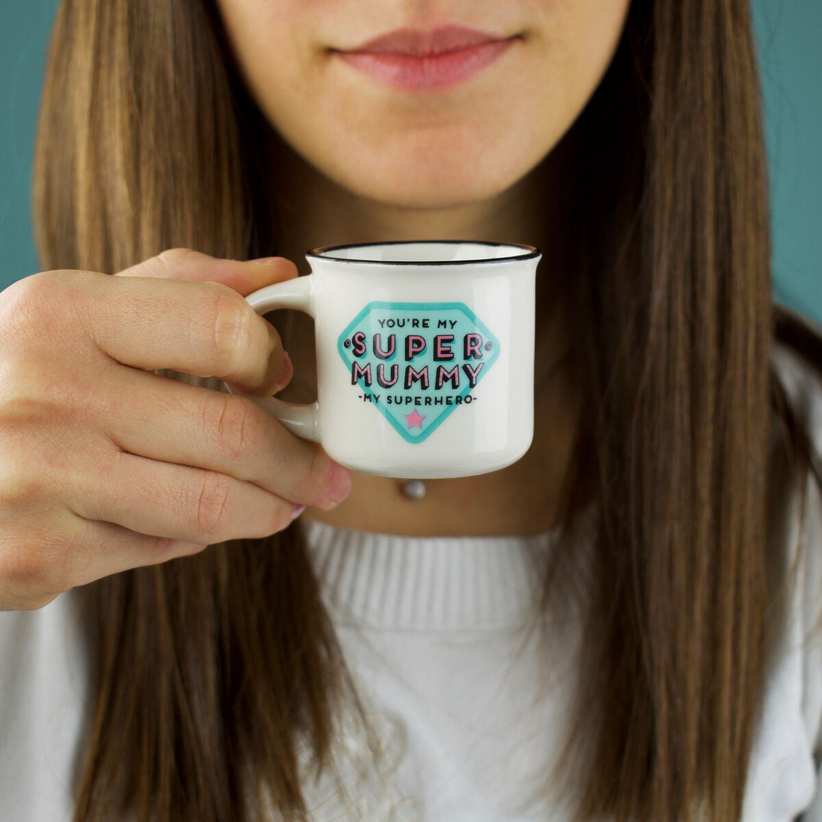 Set de 2 Tazas de Café Super Mummy & Super Daddy – Legami Les Trouvailles de Tolède