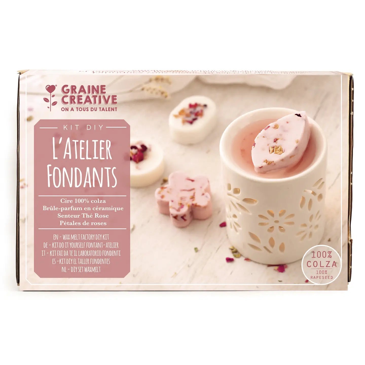 Kit DIY Fundentes de Cera con Flore Les Trouvailles de Tolède