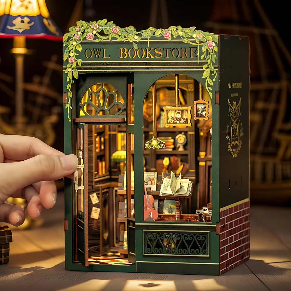Kit DIY Miniatura – Owl Bookstore Les Trouvailles de Tolède