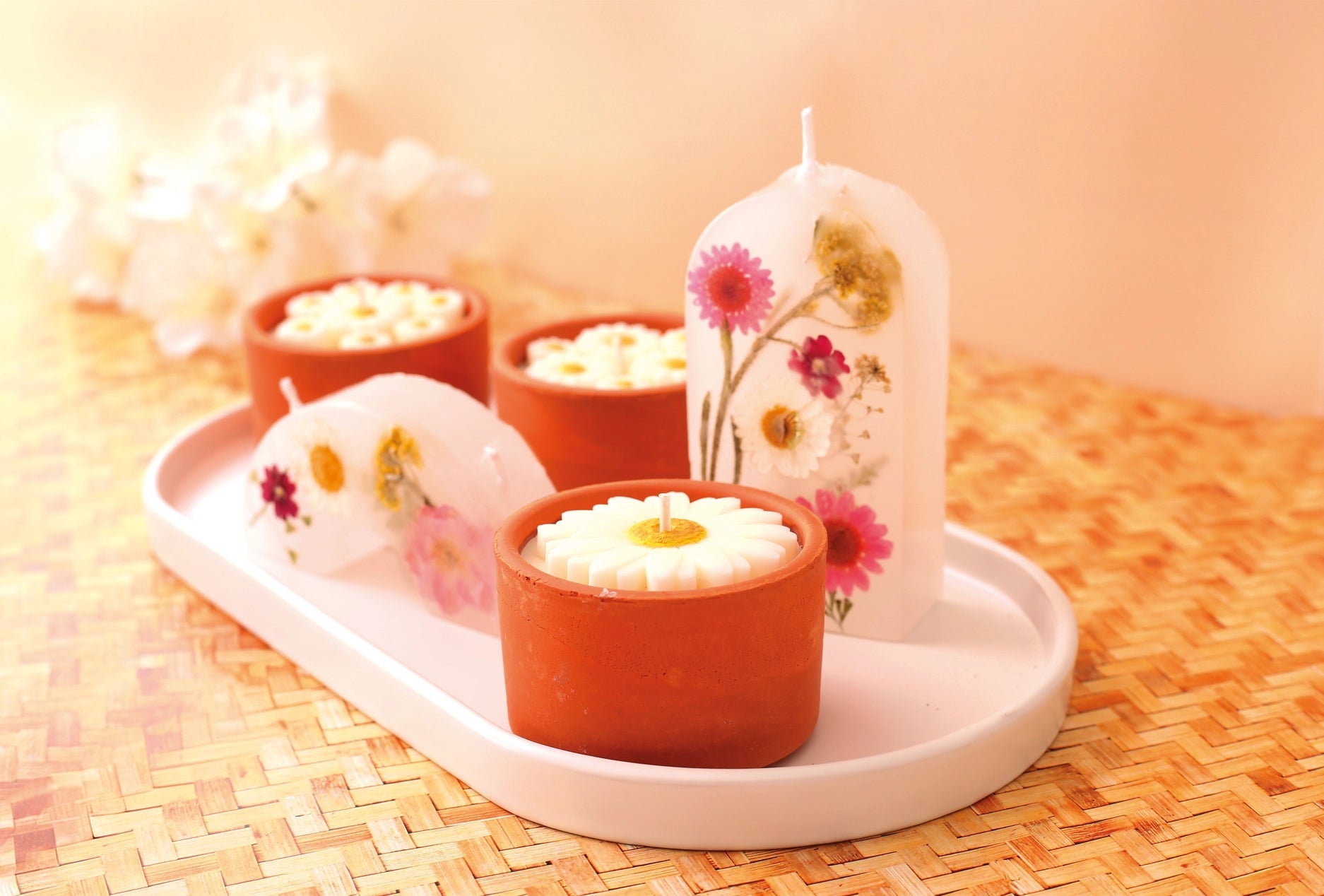Kit DIY Velas Margaritas Les Trouvailles de Tolède
