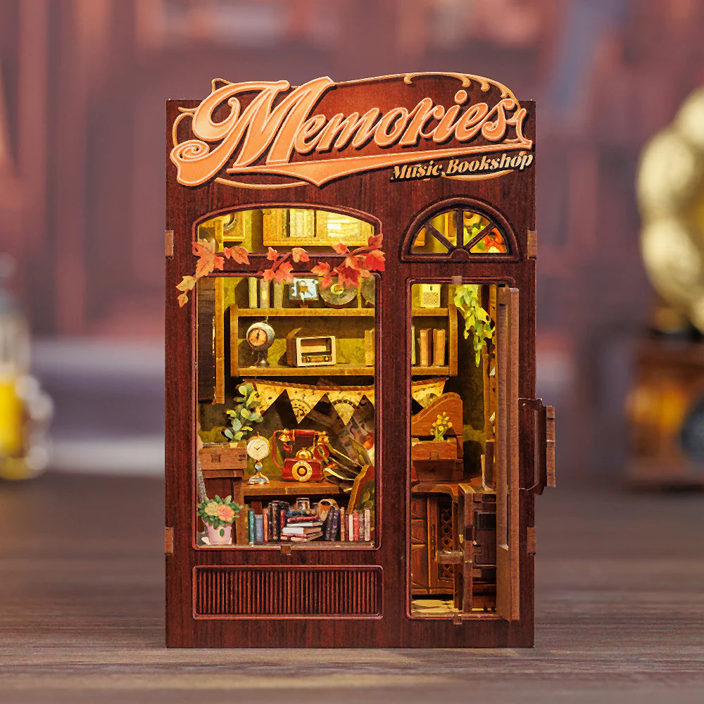 Kit DIY Miniatura – Memories Music Bookshop Les Trouvailles de Tolède