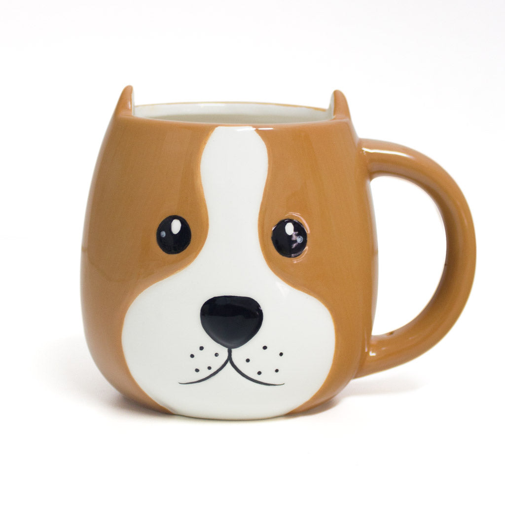 Taza de Cerámica con Forma de Perro "Woof!" (400ml) Les Trouvailles de Tolède