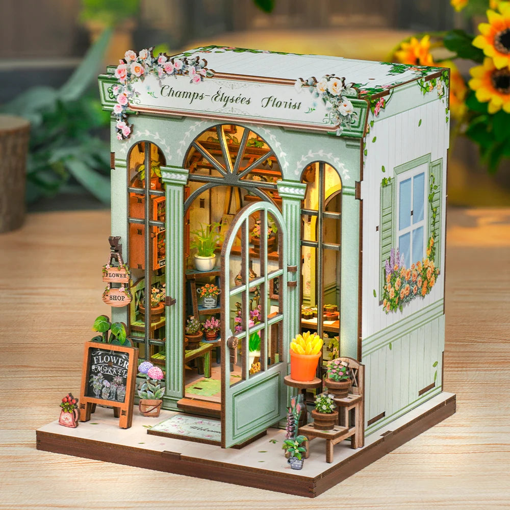 Book Nook DIY "Floristería de los Campos Elíseos" Les Trouvailles de Tolède
