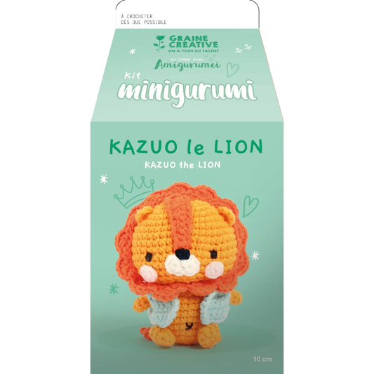 Kit Amigurumi Kazuo el León Les Trouvailles de Tolède