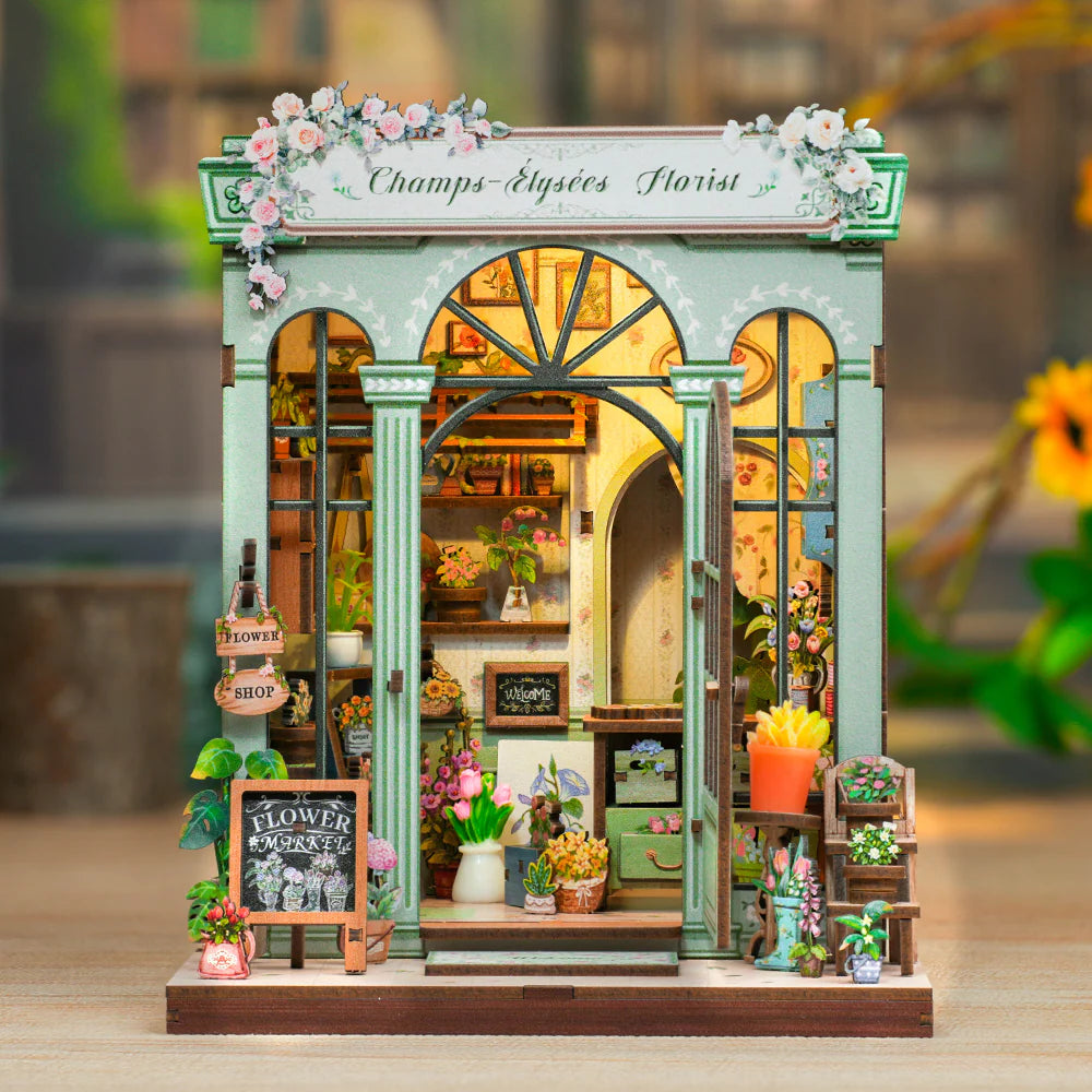Book Nook DIY "Floristería de los Campos Elíseos" Les Trouvailles de Tolède
