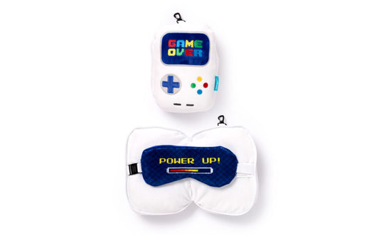 Almohada de viaje con antifaz – Game Over